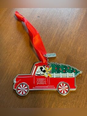 2025 Walt Disney World Mickey’s Very Merry Christmas Party Red Truck Ornament